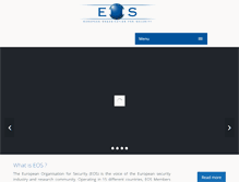 Tablet Screenshot of eos-eu.com
